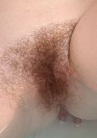 ATK Natural & Hairy: Andrea Foster (Andrea takes a bath and spreads he hairy twat.)