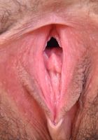 ATK Natural & Hairy: Blair Summers (Blair is outside stretching her hairy snatch open.)