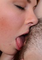 ATK Natural & Hairy: Cali Hayes (Emma and Cali licking on each others furry tacos.)