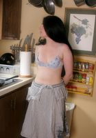 ATK Archives: Florentina (Florentina stripping int he kitchen)