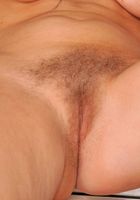 ATK Archives: Jana (Jana spreads her soft hairy blonde pussy in the kitchen)