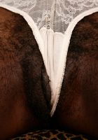 ATK Natural & Hairy: Lex (Ebony Lex strips off her panties)