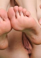 Sexy babe Nickey teases with her beautiful feet and shaved pussy, Nickey Huntsman (nic093) ATK Petites: Nickey Huntsman (Sexy babe Nickey teases with her beautiful feet and shaved pussy)