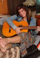 Rissa gets naked and plays with her feet and guitar, Rissa (ris003) ATK Galleria: Rissa (Rissa gets naked and plays with her feet and guitar)