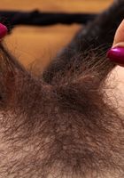 Super hairy Sadie shows off her dark pit hair and bush, Sadie Lune (sad018) ATK Natural & Hairy: Sadie Lune (Super hairy Sadie shows off her dark pit hair and bush)