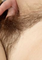 ATK Natural & Hairy: Sandrina (Sandrina strips out of her hot lingerie and spreads her bush wide)