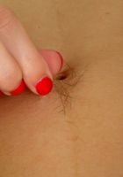 ATK Natural & Hairy: Tali Dova (Tali on the couch spreading.)